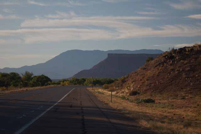 Highway 9 West leaving Zion